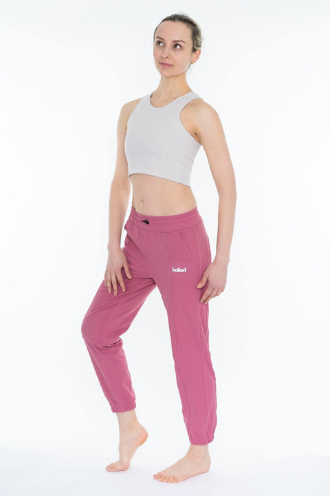 Cropped Jogger Pants with Drawstring - baiiad