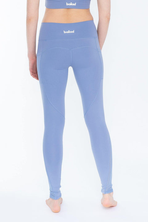 Leggings with Mesh Sides and Pockets - baiiad