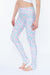 Patterned Leggings with Wavy Print