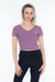 Cropped T-Shirt with Hollow Back - baiiad