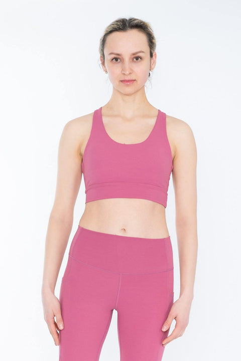 Sports Bra with Double Cross Straps